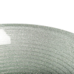Saniclass Pesca Mela waskom 30x10,5cm rond gehard glas wit grijs SHOWROOMMODEL SHOW18121