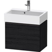 Duravit D-neo Meuble sous vasque 58.4x37.2x44cm 1 tiroir Chêne (noir) mat SW640516