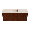 Mondiaz JOYA-DLUX 90cm toiletmeubel - kleur Ruby - Wastafel FAYE positie Midden 1 kraangat kleur Meli. SW1425361