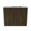 Mondiaz JOYA-DLUX 50cm toiletmeubel - kleur Shadow - Wastafel FAYE positie Rechts Zonder kraangat kleur Saba. SW1425102