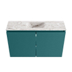 MONDIAZ TURE-DLUX Meuble de toilette 80 cm Smag. EDEN lavabo Glace position milieu. Avec 1 trou de robinet. SW1103554