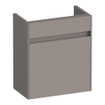 BRAUER Inspire fonteinkast 40 met 1 deur greeploos linksdraaiend mat taupe SW1199069