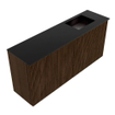 Mondiaz JOYA 90cm meuble de salle de bains WC - couleur Walnut - Vasque FAYE position Droite 1 trou de robinet couleur Urban. SW1421346