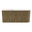 Mondiaz JOYA-DLUX 91.6cm toiletmeubel - ronding rechts kleur Dusk - Wastafel FAYE positie Links Zonder kraangat kleur Meli. SW1425853