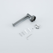 Fortifura Calvi porte-rouleau de toilette sans couvercle rond en Gunmetal PVD brossé SW721172