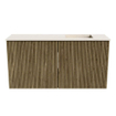Mondiaz JOYA-DLUX 80cm toiletmeubel - kleur Dusk - Wastafel FAYE positie Rechts 1 kraangat kleur Meli. SW1425821