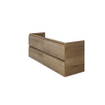 HR badmeubelen Infinity Meuble sous-vasque - 140x44.8x55cm - 4 tiroirs - sans poignée - chêne naturel SW462814