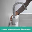Hansgrohe Vernis Blend wastafelmengkraan 1 - met afvoerplug - hendel Chroom SW651435