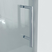 Saniclass Neptune Douchedeur - 60x200cm - profielloos - veiligheidsglas - anti kalk - chroom SW20611