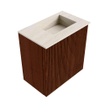 Mondiaz JOYA-DLUX Meuble de toilette 40cm - couleur Ruby - Vasque FAYE position Droite 1 trou de robinet couleur Meli. SW1425325