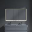 Villeroy & Boch My view armoire de toilette encastrée - 130x75cm - 3 portes 3 prise de courant LED SW641678