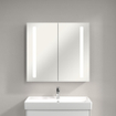 Villeroy & Boch My view armoire de toilette - 80x75 cm. 2 portes et éclairage LED 1024980