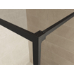 Wiesbaden Square inloopdouche 1100 x 2000 x 8 mm nano helder glas/mat zwart SW484794
