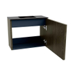 Mondiaz JOYA 50cm toiletmeubel - kleur Shadow - Wastafel FAYE positie Midden Zonder kraangat kleur Urban. SW1421488