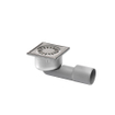 Van den Berg Siphon de sol inox sortie latérale et verticale 40mm 10x10cm 2300306