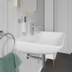 Duravit Me by starck lavabo 65x49 cm. 1x trou de robinet avec trop-plein blanc 0293421