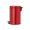 Brabantia NewIcon Poubelle 12 litres avec seau intérieur en plastique Passion Red SW767517
