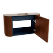 Mondiaz JOYA-DLUX 73.2cm toiletmeubel - ronding links en rechts kleur Ruby - Wastafel FAYE positie Midden Zonder kraangat kleur Saba. SW1425632