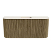 Mondiaz JOYA-DLUX Meuble de salle de bains 93,2cm - arrondi gauche et droite couleur Dusk - Vasque FAYE position Milieu 1 trou de robinet couleur Meli SW1425869