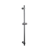FugaFlow Eccelente Sobrado Glijstang - 90cm - met geïntegreerde wandaansluitbocht - Gunmetal SW1468257