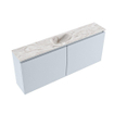 MONDIAZ TURE-DLUX 120cm meuble WC Clay. EDEN lavabo Glace position milieu. Avec 1 trou de robinet. SW1103278
