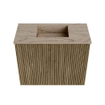 Mondiaz JOYA-DLUX 50cm toiletmeubel - kleur Dusk - Wastafel FAYE positie Midden Zonder kraangat kleur Arena. SW1425730