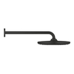 GROHE Tempesta 250 Douche de tête - 25cm - 1 jet - bras mural 38cm - noir mat SW1077380