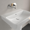 Villeroy & Boch O.novo Lavabo 65x17.5x13.5cm sans trou de robinet Ceramic+ Blanc Alpin SW448455