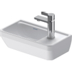Duravit D-Neo Lavabo pour WC 40x22x14cm 1 trou de robinet rectangulaire Céramique Blanc SW544121