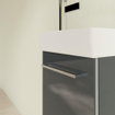 Villeroy & Boch Avento meuble sous-lavabo 1 porte 34x51.4x20.2cm gauche crystal grey SW448409