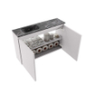 MONDIAZ TURE-DLUX meuble WC 80cm Cale. EDEN lavabo Lava position gauche. Sans trou de robinet. SW1103702