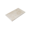 Saniclass Travertine Plateau - 80x46cm - sans trous de robinetterie - 1 découpe pour siphon - pierre naturelle marbrée SW1242427