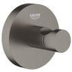 GROHE Start Toiletaccessoire set - toiletborstelhouder - gesloten - toiletrolhouder - met klep - handdoekhaak - geborsteld hard graphite (antraciet) SW1569630