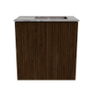 Mondiaz JOYA-DLUX Meuble de toilette 40cm - couleur Walnut - Vasque FAYE position Droite 1 trou de robinet couleur Sombra. SW1424702