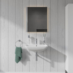 Duravit ME by Starck lavabo 55x44cm avec 1 trou de robinet avec trop-plein blanc SW84146
