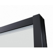 Saniclass Neptune porte coulissante - 140x200cm - fermeture douce - gauche/droite - noir mat SW491386