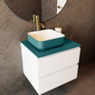 Mondiaz TOP 51 Plan sous vasque - 40x51x0.9cm - compatible comme plan de meuble - solid surface - Smag SW1020139