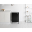 Brabantia Bo Touch Bin Hi Afvalemmer - 2x30 liter - 2 kunststof binnenemmers - matt black SW1117306