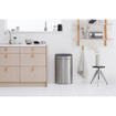 Brabantia Touch Bin Afvalemmer - 40 liter - kunststof binnenemmer - matt steel fingerprint proof SW1117332