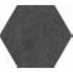 Cifre Ceramica Statale wand- en vloertegel - 15x17cm - Betonlook - Black mat (zwart) SW1122728