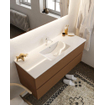 Mondiaz VICA Ensemble de meuble de salle de bain - 120cm - meuble sous-vasque repos - 2 tiroirs - lavabo denia milieu - 1 trou de robinet - version XL 60cm haut SW1089724