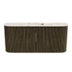 Mondiaz JOYA-DLUX 93.2cm toiletmeubel - ronding links en rechts kleur Shadow - Wastafel FAYE positie Midden 1 kraangat kleur Nata. SW1425016