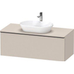 Duravit D-neo Meuble sous vasque 120x55x45.9cm 1 tiroir Taupe mat SW641209