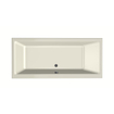 Xenz Kristal Ligbad - 180x80x48 - afvoer Midden - acryl - pergamon SW378259