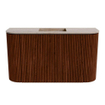 Mondiaz JOYA-DLUX 73.2cm toiletmeubel - ronding links en rechts kleur Ruby - Wastafel FAYE positie Midden Zonder kraangat kleur Saba. SW1425632