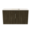 Mondiaz JOYA-DLUX 70cm meuble de salle de bains - couleur Shadow - Vasque FAYE position Milieu 1 trou de robinet couleur Meli. SW1424873