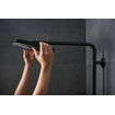 Hansgrohe Pulsify S Puro Ensemble de douche de tête thermostatique pluie - 26cm - douche de tête ronde - douchette à main sur barre - noir mat SW1151838