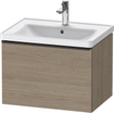 Duravit D-neo Meuble sous vasque 63.4x45.2x44cm 1 tiroir Chêne (terra) mat SW640557