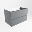 Mondiaz VICA wastafelonderkast - 80x45x50cm - 2 lades - softclose - Plata SW1016509
