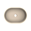 Arcqua Case waskom - ovaal - 40x28cm - mat zand SW1209091